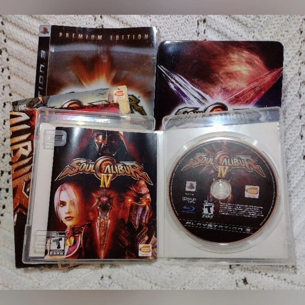 Soul Calibur IV Premium  Edition Playstation 3 Game PS3 (Bandai, 2008) Extras - Picture 6 of 13